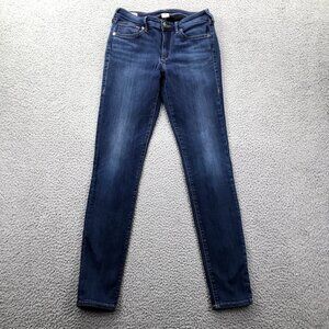 TRUE RELIGION Jeans Womens Size 27‎ JENNIE Curvy Skinny Mid Rise Dark Wash Denim